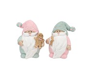 BELLY JOLLY PINK SANTA GINGER BREAD 12X9X15CM