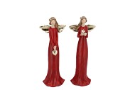 BELLY JOLLY RED XMAS ANGEL 8X6X21CM