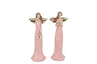 BELLY JOLLY PINK XMAS ANGEL 8X6X21CM