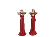 BELLY JOLLY RED XMAS ANGEL 6X4X16CM