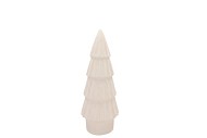 PORTO PINE TREE WHITE 14X14X28CM