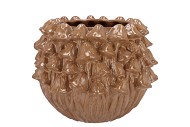 MILOU SCOTTISH SAND FUNGI POT 22X22X16CM