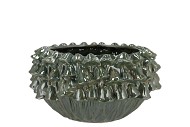 MILOU MAJESTIC GREEN FUNGI BOWL 25X25X13CM