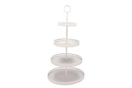 STORAGE SHELF ESI METAL NORDIC WHITE 44X87CM