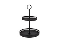 STORAGE SHELF ESI METAL WILD BLACK 28X43CM