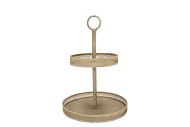 STORAGE SHELF ESI METAL COZY GOLD MATT 28X43CM