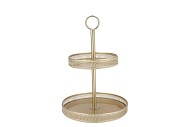 STORAGE SHELF ESI METAL MAJESTIC GOLD 28X43CM