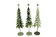 EVY MAJESTIC GREEN XMAS TREE METAL ASS 30X100CM