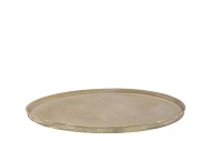 COASTER COZY GOLD MATT TRAY METAL 46X2CM