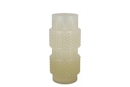 MAE NORDIC GREEN VASE STRUCTURE TRICOLOR 12X12X26CM