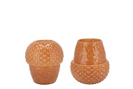LINA SCOTTISH SPICE VASE ACORN 15X15X14CM