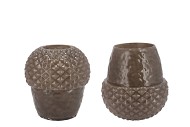 LINA MAJESTIC GREEN VASE ACORN 17X17X19CM