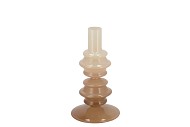 MAE COZY SAND CANDLE HOLDER TRICOLOR 9X9X17CM