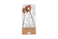 PICK RUSTY HEART METAL 5X17CM P/4