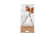 PICK RUSTY TREE METAL 5X17CM P/4