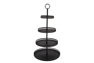 STORAGE SHELF ESI METAL WILD BLACK 44X87CM