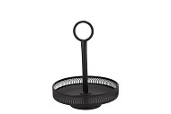 STORAGE SHELF ESI METAL WILD BLACK 20X27CM
