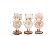 LOULOU COZY SAND STANDING GIRL ASS 6X6X14CM