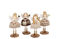 LOULOU SCOTTISH BROWN STANDING GIRL ASS 6X10X17CM