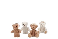 LOULOU COSY SAND HANGER BEAR ASS 4X8X14CM