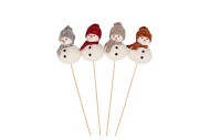 PICK SHINE JOLLY RED SNOWMAN ASS 6X40CM