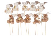 PICK SHINE COZY SAND TEDDYBEAR ASS 45CM