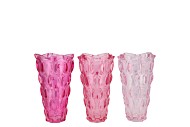 JAZZ JOLLY PINK VASE ASS 16X23CM