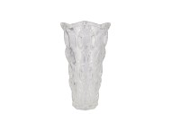 JAZZ TRANSPARENT VASE ASS 16X23CM