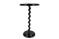 SEPHORA WILD BLACK SIDE TABLE 35X35X62CM