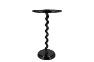 SEPHORA WILD BLACK SIDE TABLE 30X30X49CM