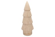 PORTO PINE TREE ANTIQUE GOLD 25X25X65CM NM