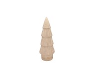 PORTO PINE TREE ANTIQUE GOLD 10X10X20CM NM
