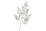 SILK FERN FOREST GREEN SNOWY 137CM