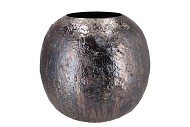 NOAH WILD BLACK VASE BALL IRON 30X30X29CM
