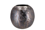 NOAH WILD BLACK VASE BALL IRON 25X25X22CM