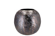NOAH WILD BLACK VASE FLOWER BALL IRON 11X11X10CM