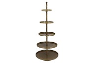 STORAGE SHELF SWIRL SCOTTISH GREEN 63X63X155CM