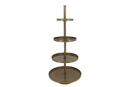 STORAGE SHELF SWIRL SCOTTISH GREEN 56X56X125CM