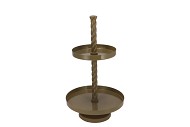 STORAGE SHELF SWIRL SCOTTISH GREEN 35X35X62CM