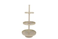 STORAGE SHELF SWIRL COZY SAND 45X45X100CM