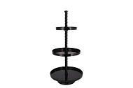 STORAGE SHELF SWIRL WILD BLACK 45X45X100CM