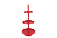 STORAGE SHELF SWIRL JOLLY RED 45X45X100CM