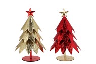 GLAM WILD RED MIX TREE IRON ASS 14X14X18CM