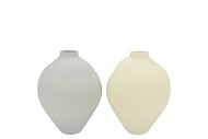 LUXX NORDIC GREEN VASE ORGANIC ASS 17X17X23CM