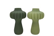 LUXX MAJESTIC GREEN VASE LANTERN ASS 17X17X28CM