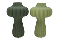 LUXX MAJESTIC GREEN VASE LANTERN ASS 25X25X40CM