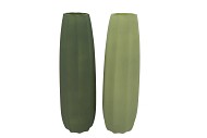 LUXX MAJESTIC GREEN VASE ARCHES ASS 14X14X44CM