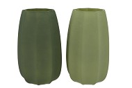 LUXX MAJESTIC GREEN VASE ARCHES ASS 20X20X33CM
