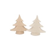 SPARKLE X-MAS TREE COZY SAND LED ASS 30X30CM