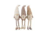 GNOME COZY SAND TEDDY ASS 15X10X40CM